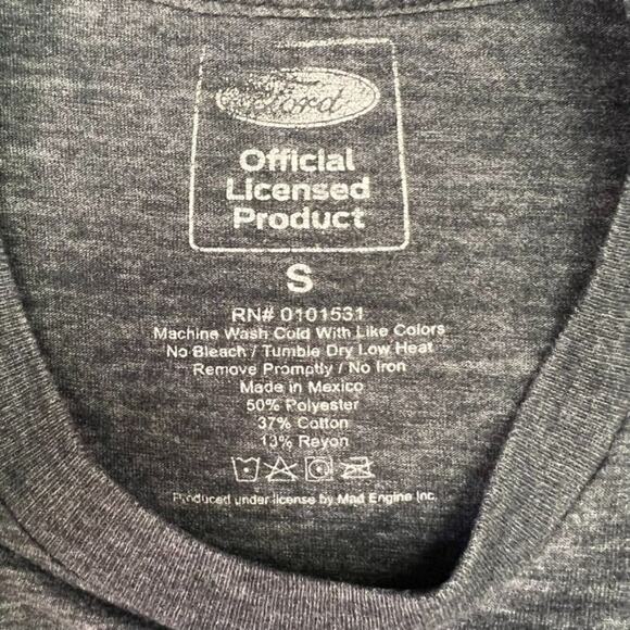 Ford Mustang Graphic T-shirt Unisex Small Gray Short Sleeve Tee - Picture 5 of 6